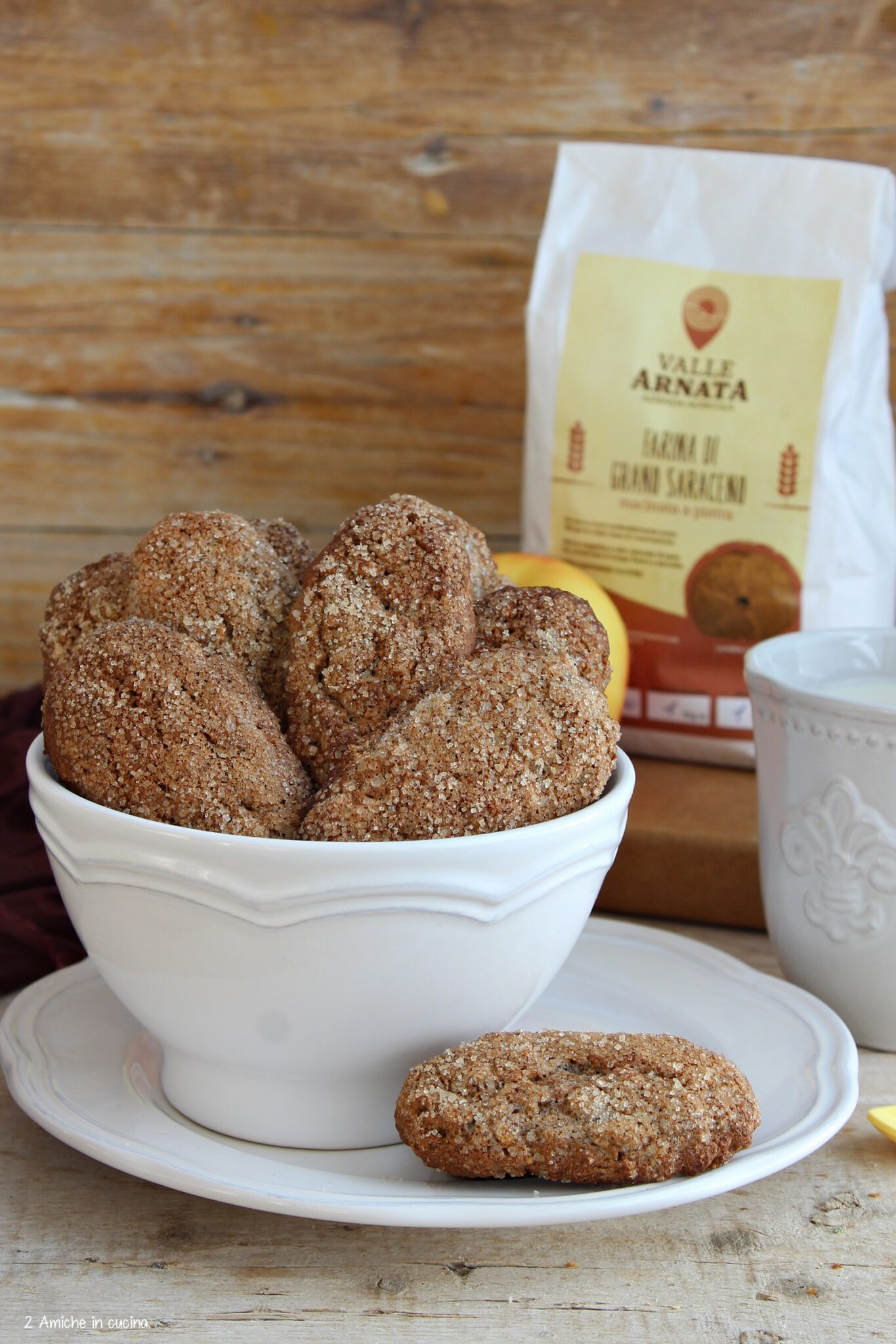 Biscotti Di Grano Saraceno E Mela Ricetta Senza Lattosio