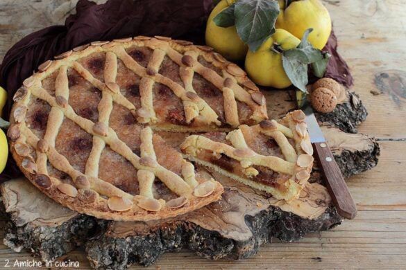 Crostata Con Farina Di Farro Ai Fichi E Amaretti 2 Amiche In Cucina