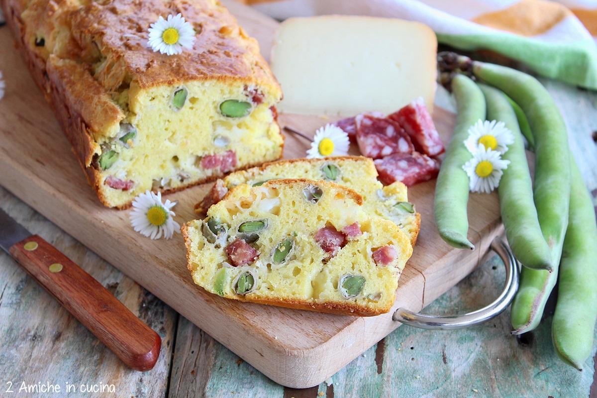 Plumcake Salato Fave E Pecorino Amiche In Cucina